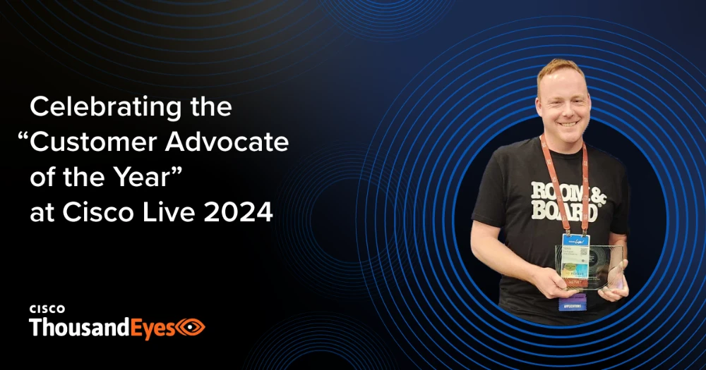 Thumbnail Image for Celebrating the “Customer Advocate of the Year” at Cisco Live 2024