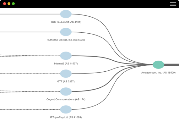 Monitor Internal and External BGP Prefixes